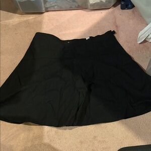 Vince Black A-Line Skirt